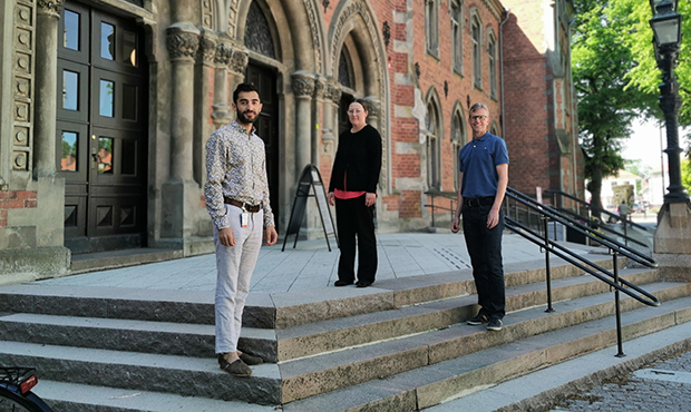 Klimatrådgivare Raéd Alwan, Camilla Funcke, Christer Broberg