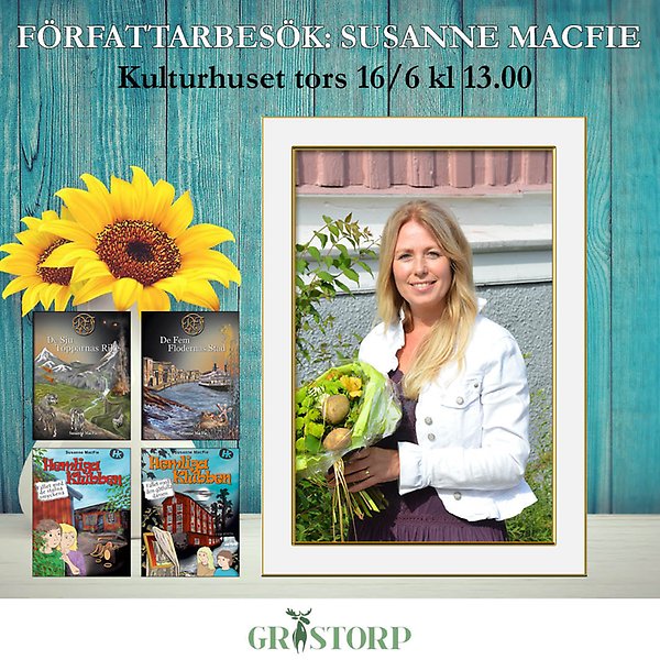 Sommarboken författarbesök Susanne Macfie
