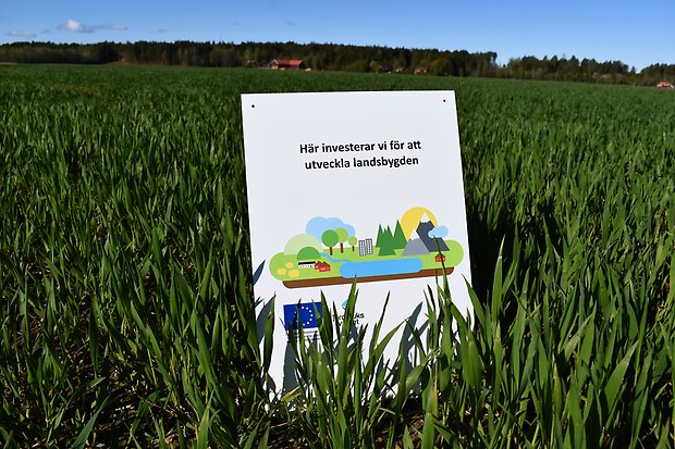 Jordbruksverket projektskylt